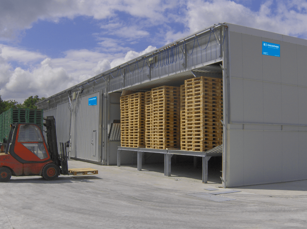 Séchoir PAL pour le Traitement des Palettes NIMP 15 Srl