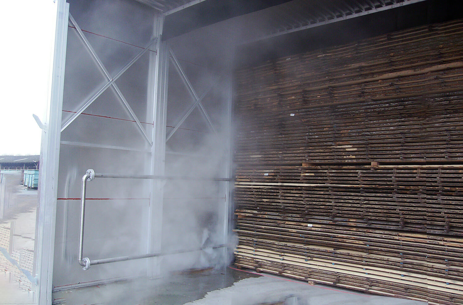 Incomac VAP wood steaming chamber