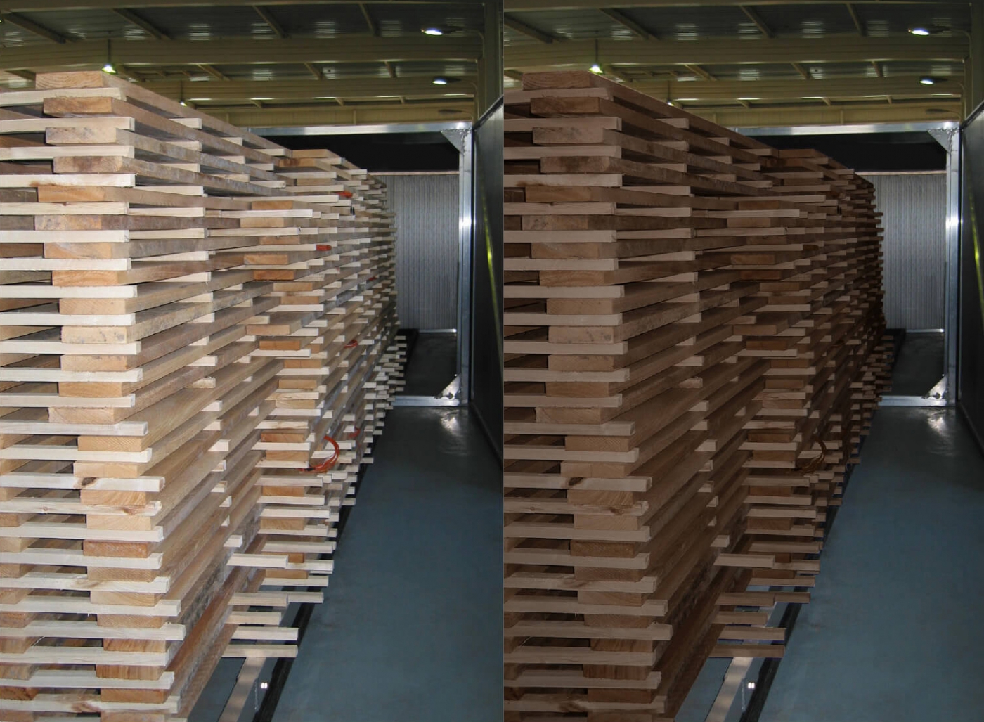 Wärmebehandlungsanlagen von Holz hohen Temperaturen Srl