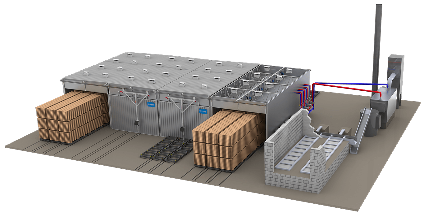 Incomac turnkey wood drying systems