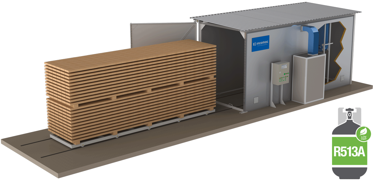 Incomac impianto di essiccazione con pompa di calore MAC junior